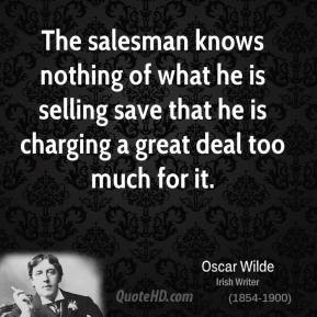 Sales are contingent upon the attitude of the salesman - not the ...