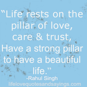 The Pillar Love Quotes...