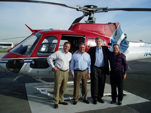 ... helicopter flights within the helicopter airport apa in around an hour