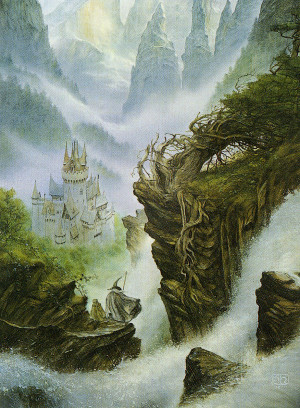 Rivendell Lord of the Rings Tolkien Illustration John Howe