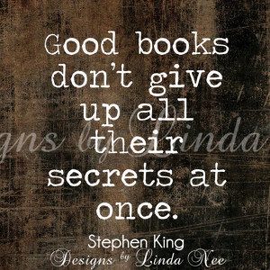 ... Quote, Quotes Writers, Stephen King Quotes, Good Books, Stephen Kings