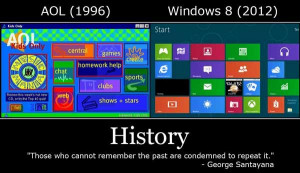 AOL vs Windows 8.