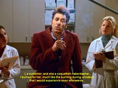 Seinfeld quote - Kramer acts out his symptoms for med students, ‘The ...