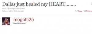 Mo Williams Tweet
