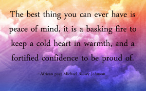 ... warmth, and a fortified confidence to be proud of.” – African poet