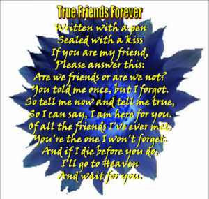 poems about best friends forever that rhyme poems about best friends ...