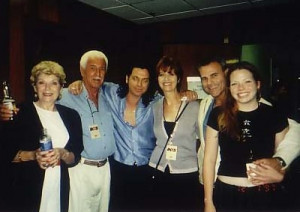 Good times : Ross backstage at an INXS concert