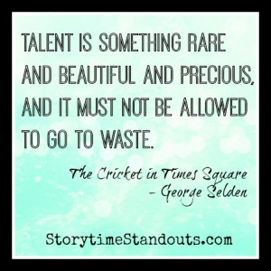 ... quotes of children’s books including The Cricket in Times Square