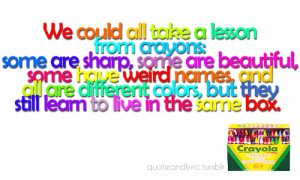 crayons quote