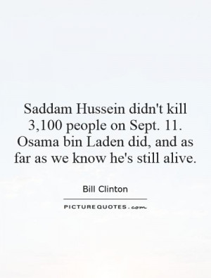 Saddam Hussein Quotes