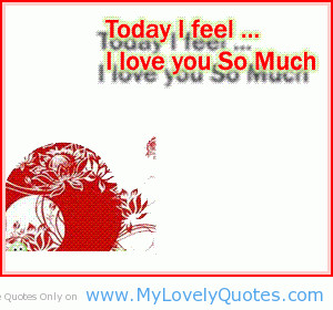 To day i feel i love you – funny lovely April fool 2013