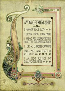 vow of friendship