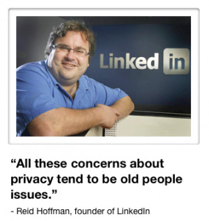 Reid Hoffman privacy quote