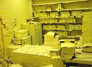 18,000 Post-it notes in your office makes for a