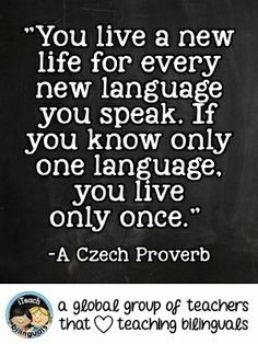 Teacher Quote: Second Language Learning