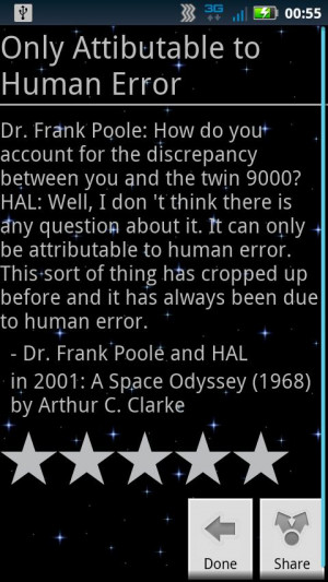 sci-fi quotes - screenshot