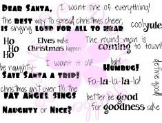 Designs Funny Christmas Sayings Stamp Set