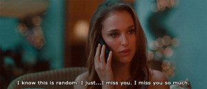 quote i miss you lovely Natalie Portman movie gif cute gif no strings ...