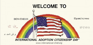 Welcome to international adoption Citizenship day