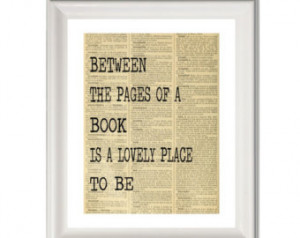 Book Lover Quotes Print- gift for book lover