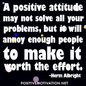 Short Positive Attitude Quotes