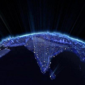 Incredible India at Night from Space !