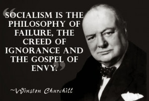 Winston Churchill has a message for each and every progressive