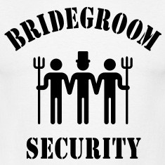 Bridegroom Security (Stag Night / Bachelor Party) T-Shirt