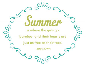 Weekly Wednesday Download: Summer Quotes