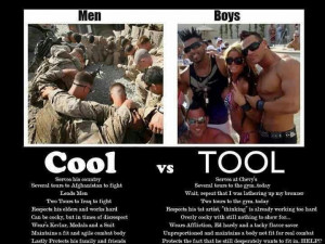 Cool vs #Tool #Men vs #Boys