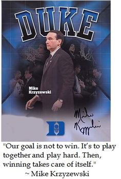 Duke Coach Krzyzewski Quotes