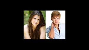 Actors Chandler Massey and Lindsey Shaw