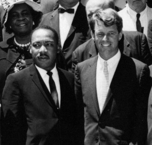 ... Robert F. Kennedy and Vice President Lyndon B. Johnson, 22 June 1963