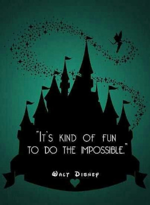 Wise words from Walt himself.