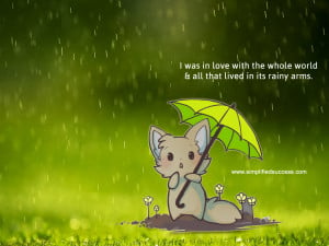 download happy rainy day wallpaper tags rainy day creative graphics