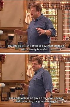 Roseanne via threefootroo via Pleated Jeans More