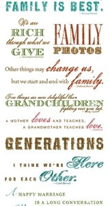 Family Quotes For Scrapbooking Genealogy