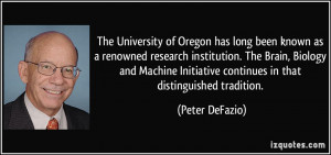 The University of Oregon has long been known as a renowned research ...