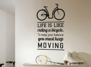 Quotes Bike Rides Wall Decal Quote Bicycle Ride