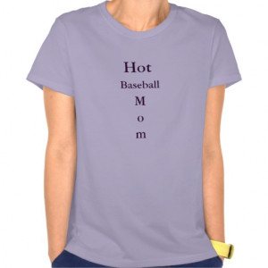 Lilac Hot Baseball Mom Shirt