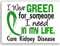 wear green for my Dad. ♥