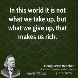 Henry Ward Beecher Quotes