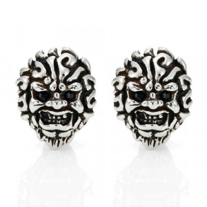 Jewelry Men's Masculine Stainless Steel Skull Stud Earrings for Men ...