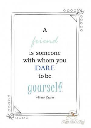 Framed Friendship Quote, 5x7 Framed Quote, Be Yourself Quote, Desktop ...