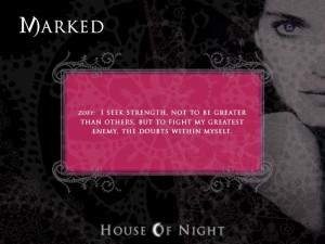 ... check it by yourself quote of the day taken from house of night series