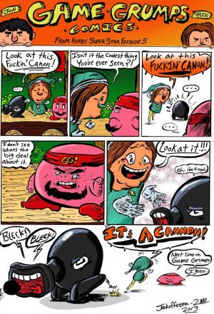 Game Grumps Comics - Arin's Cannon by MrJackofferson