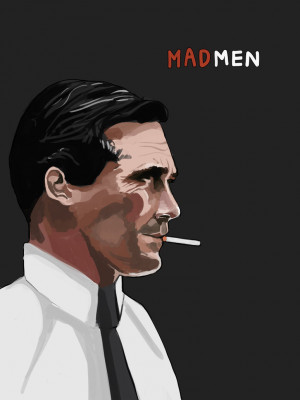 Don Draper - Mad Men by ensoulifly