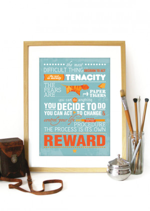 ... Inspirational - Motivational Quote Amelia Earhart A3 Poster