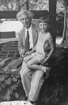 Person(s) in Photograph: Bertrand Russell, Conrad Russell