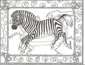Free Printable Zebra...